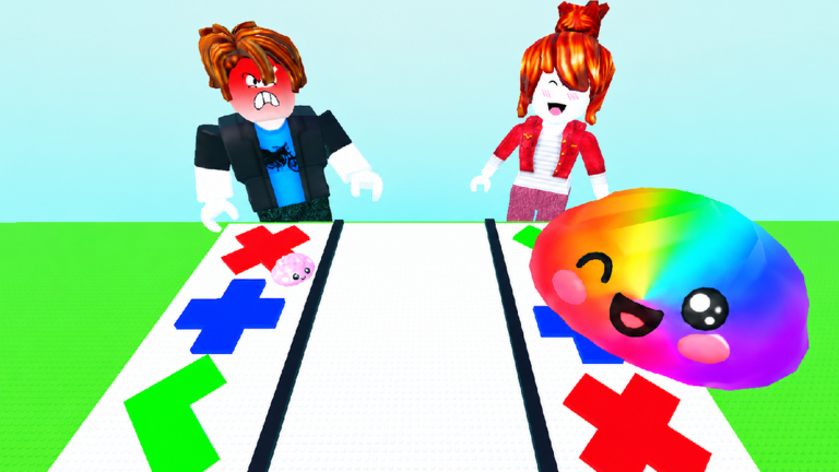 Official TRADE AND DUMPLING Roblox game media showing a two-sided player trade board.